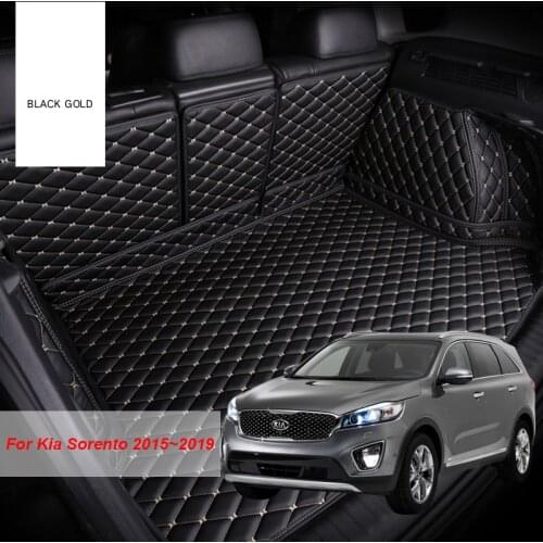 Car Wind Brand Car Trunk Mats For Kia Sorento Prime UM 5 Seats 2015 2016 2017 2018 2019 Cargo Liner Accessories