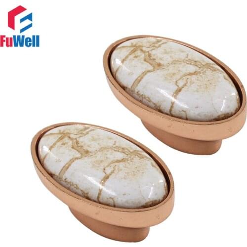 2pcs Ceramic Furniture Knobs and Handles Porcelain Knobs for Cabinet Drawer Kitchen Vintage Door Knob 16mm Pitch