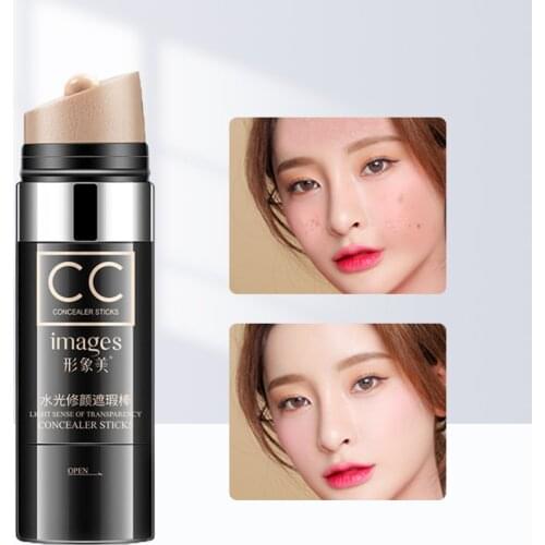 Makeup CC Stick Concealer Brightening Skin Moisturizing Long Lasting Waterproof Air Cushion CC Cream Foundation Korean Cosmetics