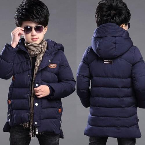 XINBAO 3-10 Years boys coats and jackets heavyweight winter autumn fall clothing thickening hood wool zipper