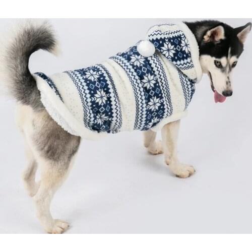 Big Dog Clothes Warm Winter Large Dog Coat Jacket Christmas Pet Clothing Outfit Golden Retriever Corgi Husky Labrador Costumes
