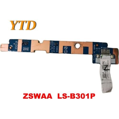 Original for TOSHIBA C55-B C55T-B5109 LED INDICATOR LIGHTS BOARD ZSWAA LS-B301P tested good free shipping