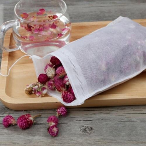 100pcs Teabags Food Grade Empty Scented Tea Bags Infuser With String Heal Seal Filter Paper For Herb Loose Tea Filter Bags