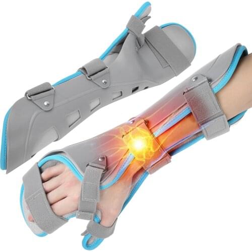 Wrist Support Brace Adjustable Hand Fracture Fixed Strap Sprain Carpal Tunnel Splint Soft Padd Comfortable Skin-Friendly Durable