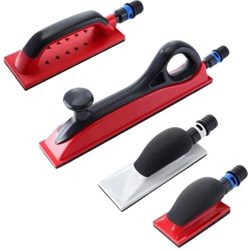 5" 8" 9"16" Sanding Block ABS Plastic Dust Extraction Sandpaper Holder 80-240 Grit Hook Loop Sanding Pad for Polishing