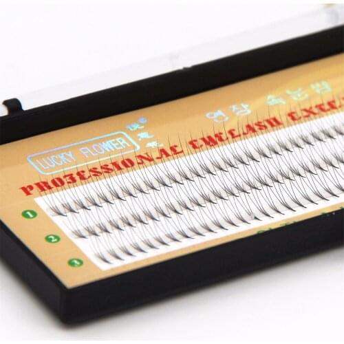 Lucky Flower 3 Roots hot sale False Eyelashes Individual Lashes Natural Soft Long Mink Handmade Fake Eyelashes Extension