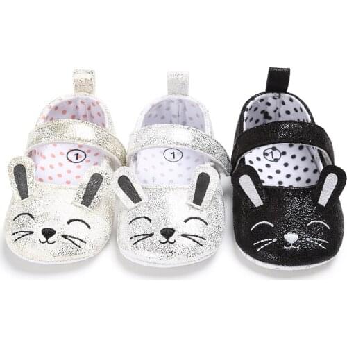 2017 Super Cute Cat Toddler Newborn Infant Baby Girl Shoes Anti-Slip Soft Sole Kitten Shoes Prewalker