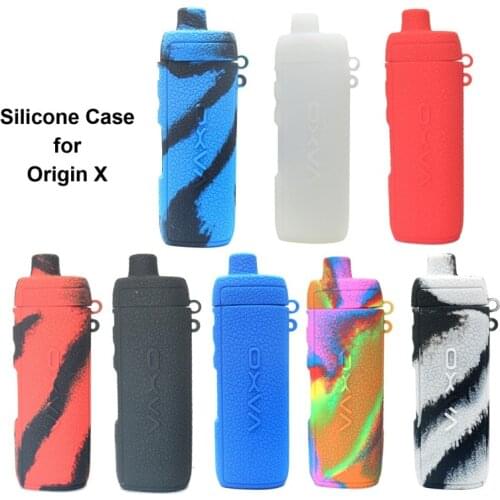 Protective OXVA Origin X Kit case Rubber Sleeve sticker Skin Shield leather Wrap Texture Cover Origin X silicon case