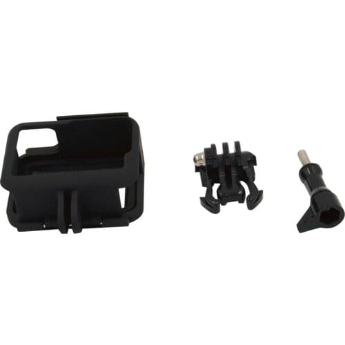 SHOOT Protective Frame Case Black Action Camera Border Cover Housing Mount for Gopro Hero 6 5 7 Aluminum + PC Bundle 1 Plastic