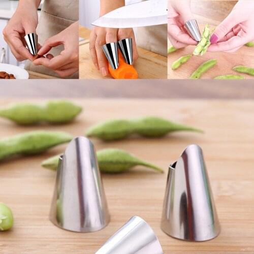 1pcs Finger Guard Protect Finger Hand Cut Hand Protector Knife Cut Finger Protection Tool Stainless Steel Kitchen Tools