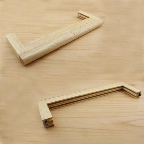 12.5 x 5 inch Brown Wooden purse frame