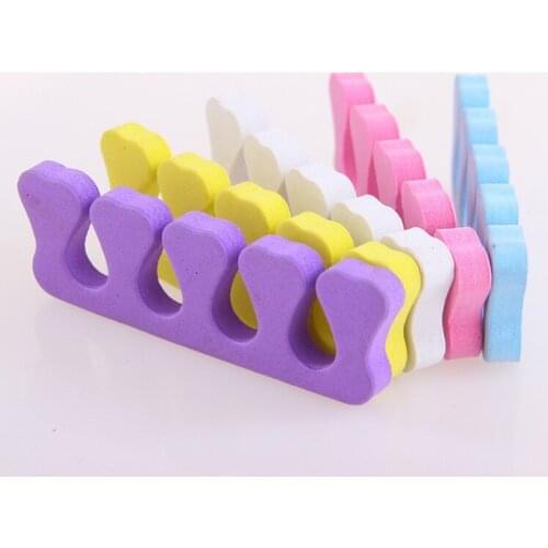 2pcs Toe Separators Finger Foot Sponge Soft Gel UV Tools Salon Polish Manicure Pedicure Nail Art Tools #1032