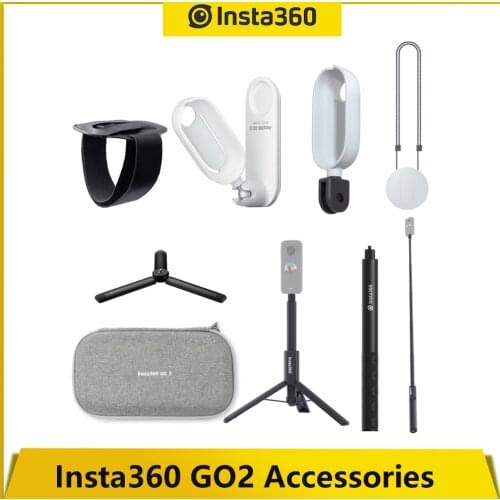 Insta360 GO 2 Accessories (Magnet Pendant/Pivot Stand/Mount Adapter Bundle/Carry Case/Invisible Selfie Stick/Purpose Tripod)