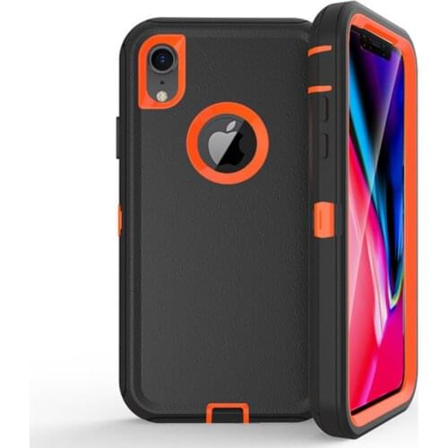 Armor Phone Case For iPhone X XS Max XR 7 8 Plus Aqua Case 3 in 1 Hybrid PC TPU Shockproof Defender Cover for iPhone 11 Pro Max