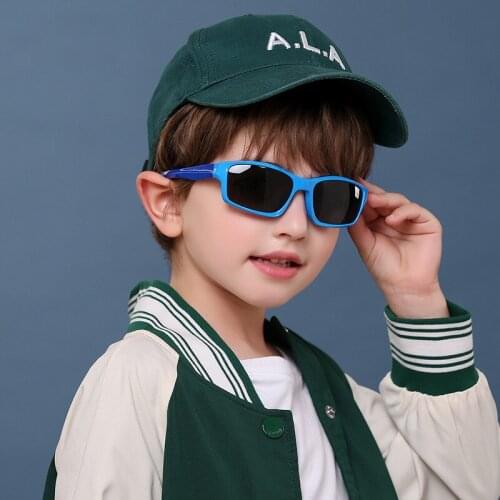 Kids Sunglasses Polarized Lens Children Vintage Girl Boy Baby Sun Glasses Luxury Brand Designer Sunglasses UV400 Eyewear 8202