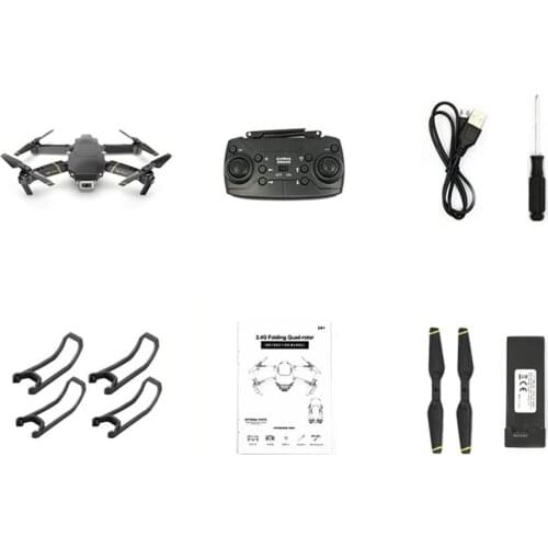 GD89 WIFI FPV Foldable Arm RC Drone with 480P/1080P HD Camera 15 Minutes Flight Time Alitute Hold Mode Aircraft VS E58 MAVIC 2