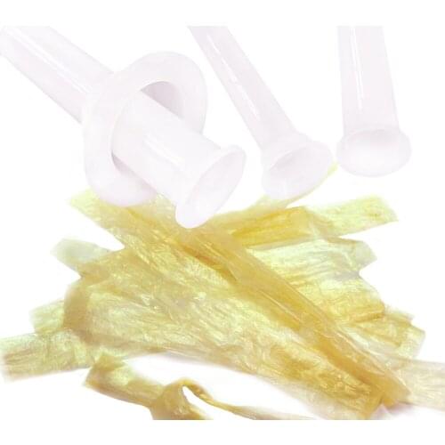 Sausage Packaging Tools Casings for Sausage Salami 10Pc Caliber 50Mm Length:50Cm Each + Funnel Meat Filler Tools Inedible Casing