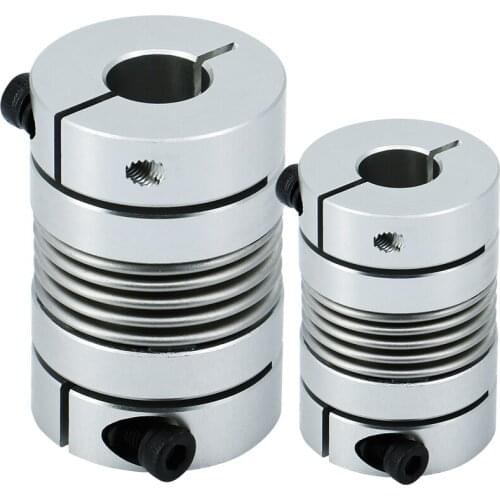 LB-B- D40L58 Bellows Coupling Aluminum Alloy Encoder Step Servo Motor Screw Spring Elastic Flexible Coupling