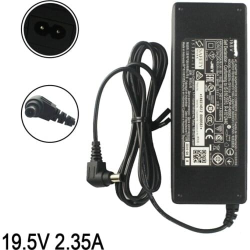 New 19.5V 2.35A AC Adapter For Sony ACDP-045S02 ACDP-045S03 Power Supply