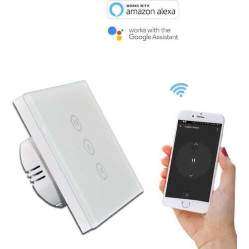 Wifi window switch touch screen control for smartphones,easy to use with Amazon Assistant or Google Assistant Smart box