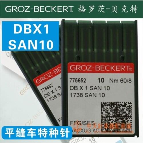 German GROZ-BECKERT DBX1 1738 /DB*1 Lockstitch Sewing Machine SAN10 Special Needle