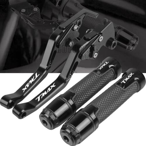 For YAMAHA T-MAX TMAX 500 530 2008-2018 2010 2011 2012 2013 2014 2015 2016 2017 Motorcycle Brake Clutch Levers Handlebar Grips