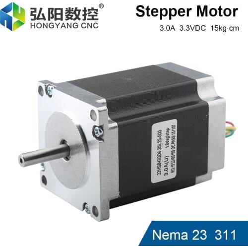 Nema 17 Stepper Motor 56x76mm 311 Stepper Motor 3.0A 3.3VDC Motor 4 Lead Cable For 3D Printer CNC Milling Machine Motor