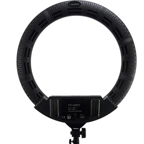 22 Inch LED Ring Light Led Lamp 100W Yidoblo FS-640SII with Mirror Make-up for Video Studio Photo Photography Lighting Live Show