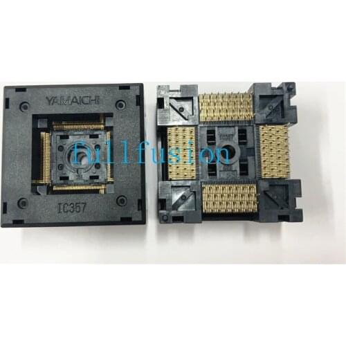 IC357-1284-056 Yamaichi IC Test Socket QFP128 0.4mm Pitch Package Size 14x14mm QFP128Pin Burn in Socket