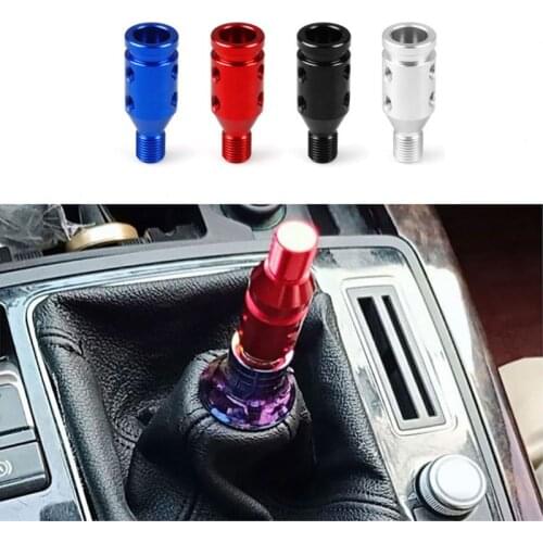 Universal Car Manual Gear Shift Knob Adapter M12x1.25 Aluminum Threaded Shifter with Wrench Screws Hoses Kits