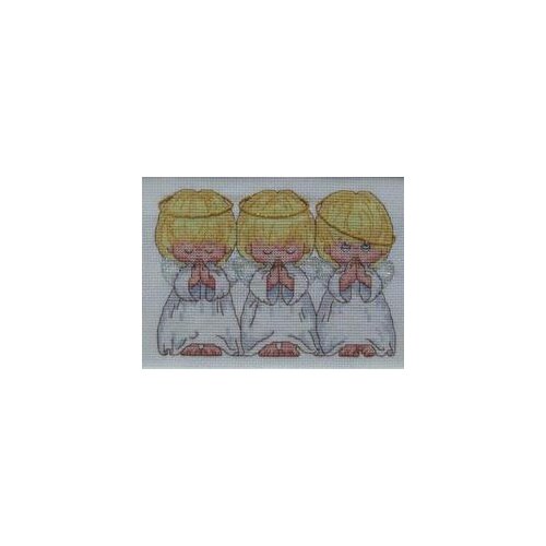 DIM 16633 Three little angels cross stitch 11CT 18ct 14ct cotton thread embroidery DIY handmade needlework