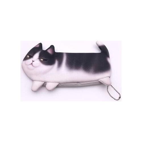 50pcs/lot epacket Cute Animal Cartoon 3D Cat Face Bag Coin Change Purse Case Wallet children coin wallet