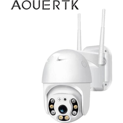 PTZ Wireless IP Camera Waterproof Digital Zoom Speed Dome Super 1080P WiFi Security CCTV Auto-Tracking AI Human Detection