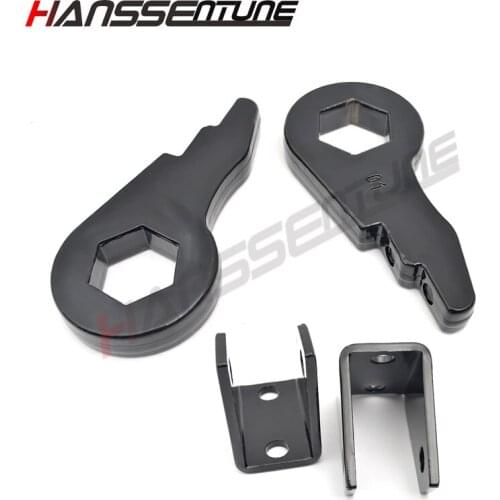 HANSSENTUNE Leveling Kit Front 3" Lift Kit W/ Shock Extender For Chevy Sierra Silverado 1500 2500 3500 99-13