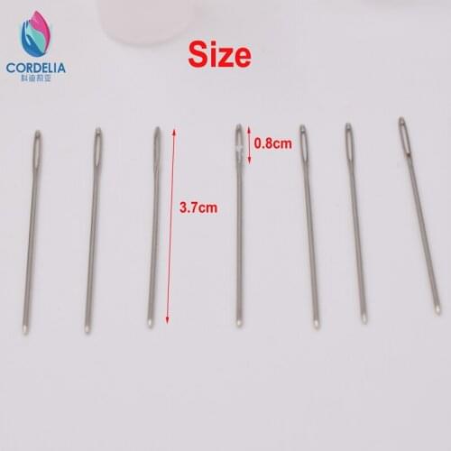 2016 best selling factory price high quality steel 3.7cm long silver needles for cross stitch as home diy accessories tool pin