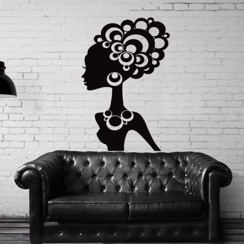 Hair Salon Wall Decal Beauty Salon Scissor Sticker Barber Shop Vinyl Wall Decals Decor Mural Hairdresser Glass Window Sticker
