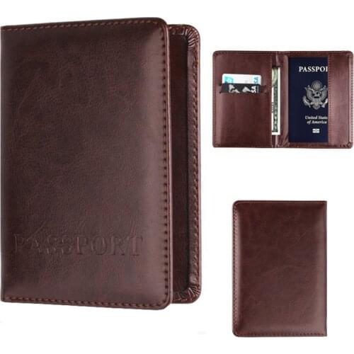 Travel Passport Holder Cover Slim Id Card Holder Case Passport Protector Travel Accessories For Men &women Wallets