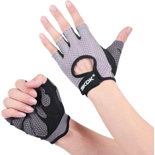 Half Finger fitness Gloves High Elastic Breathable Mesh Anti-Slip Bike Gloves Indoor Gym Sports Yoga Barbell Equipment Glove