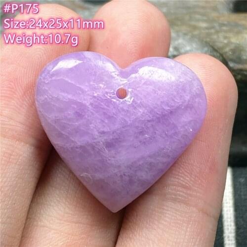 Top Natural Purple Kunzite Stone Pendant Jewelry For Women Man Crystal Healing Love Gift Silver 24x25x11mm Beads Gemstone AAAAA
