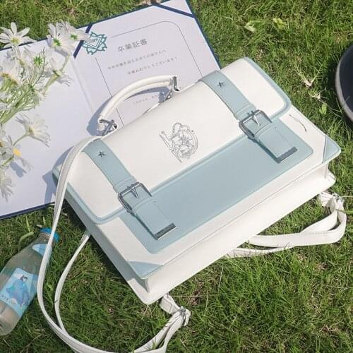 Japanese Jk Uniform Bag Shoulder Portable Diagonal Female College Retro Cambridge Bag
