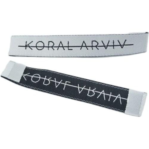 Customize 1000Pcs/Lot Outdoor Sports Clothing Labels Custom Garment Tags Woven Label Main Tag Handmade Stitched Tissue Marker