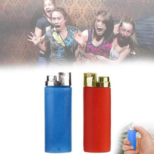 Funny Party Trick Gag Gift Water Squirting Lighter Fake Lighter Joke Prank Trick Toy Random Color