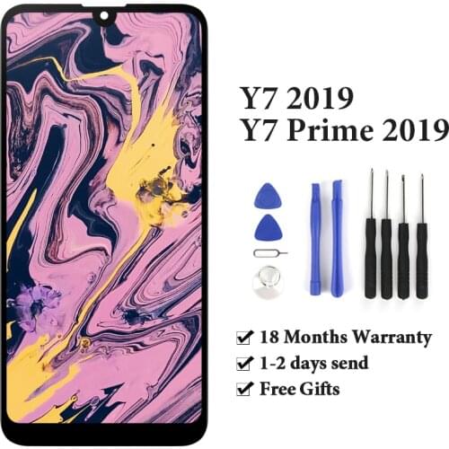 6.3 inch OEM For Huawei Y7 2019 / For Huawei Y7 Prime 2019 / Y7 Pro 2019 LCD Display Touch Screen Digitizer Assembly+Frame