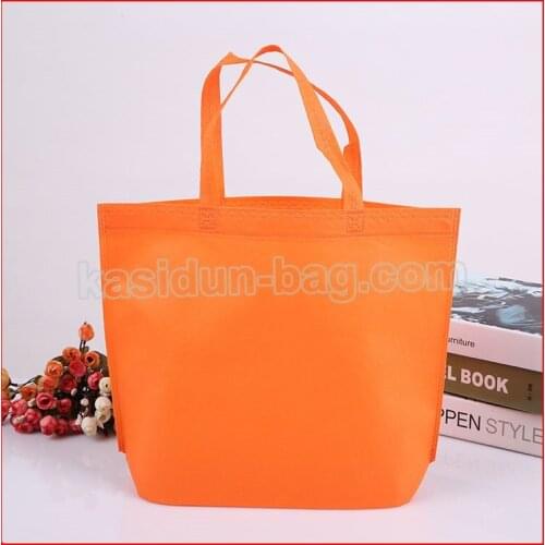 100pcs/lot) size W38*H32*D10 cm PP non woven fabric shopping clothes bag