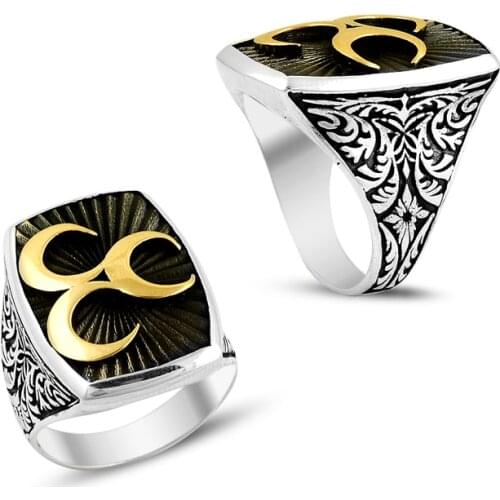 925 Silver Ethic Turkic Rings for Men