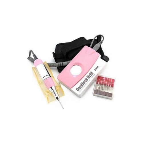 10pcs Rechargeable fashion 30000RPM Electric Drill Machine Acrylic Nail File Manicure Pedicure Kit Set Nail Equipment