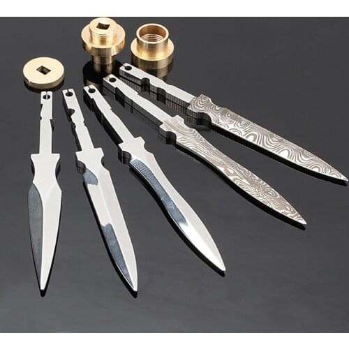 Handmade Pu'er Tea Knife Stainless Steel Tea Knife Blank DIY Tea Set Accessories