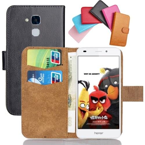 For Huawei Honor 5C Case 5.2" Luxury Flip Fashion Soft Leather Crazy Horse Exclusive Phone Cover Cases Wallet Funda Coque