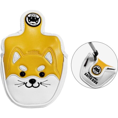 Golf Putter Head Cover Magnetic Closure Golf Club Protector For