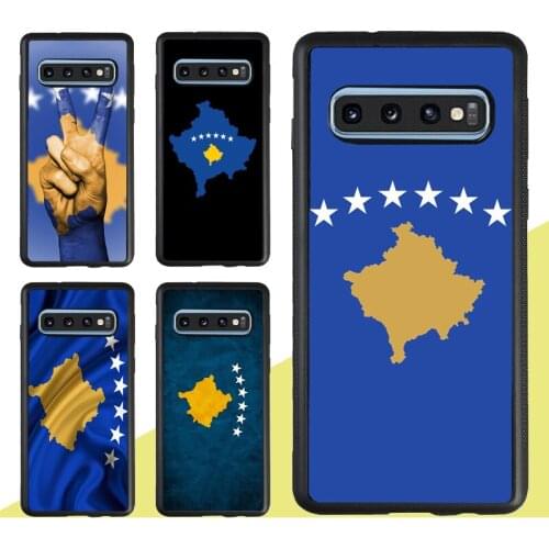Kosovo Flag Case For Samsung Galaxy A51 A71 A21S A20e A31 M31 M21 A50 A70 S9 S10 S20 Plus Note 20 Ultra